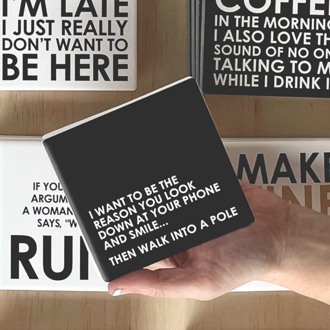 Squareware | Walk Into A Pole - Let's Be Frank Australia