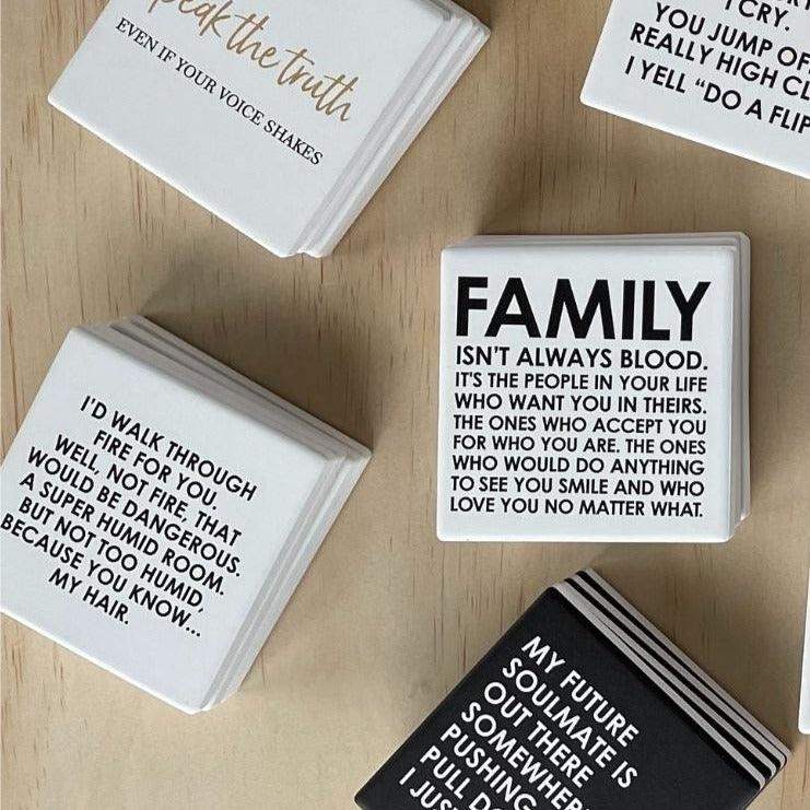 Let's Be Frank Australia - Walk Through Fire | Statement Coaster - Coaster - coaster, context:friendship, context:relationships, vibe:funny, vibe:heartfelt