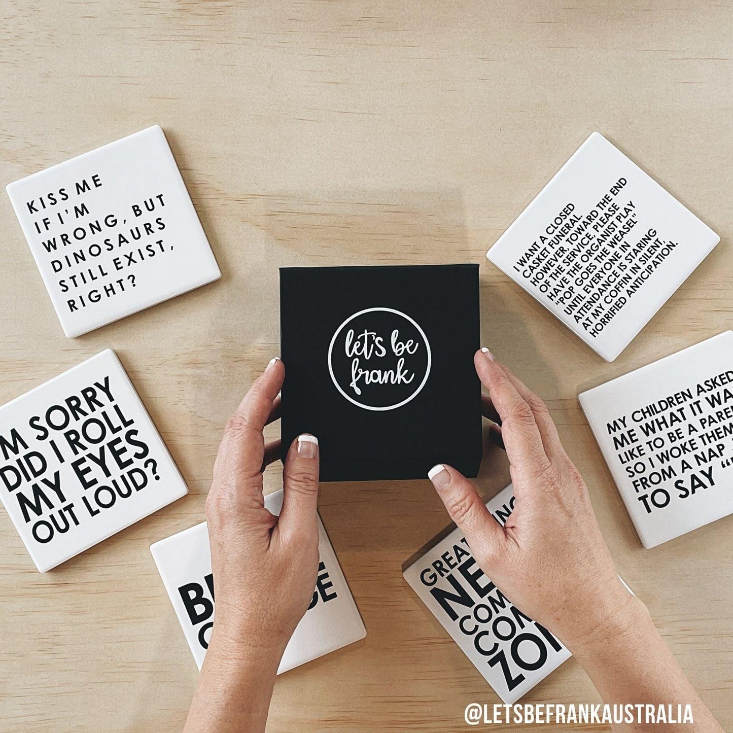 Squareware | Peace Love & Light - Let's Be Frank Australia