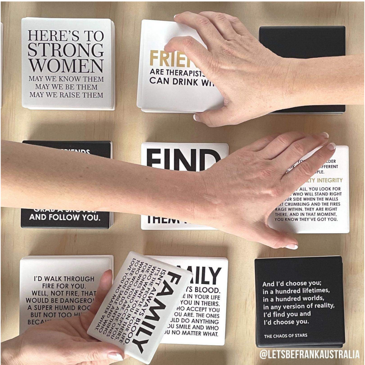 Let's Be Frank Australia - Hug Hole | Statement Coaster - Coaster - attitude-honesty, coaster, new, office, vibe:dark-humour, vibe:spicy