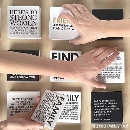 Let's Be Frank Australia - Hug Hole | Statement Coaster - Coaster - attitude-honesty, coaster, new, office, vibe:dark-humour, vibe:spicy