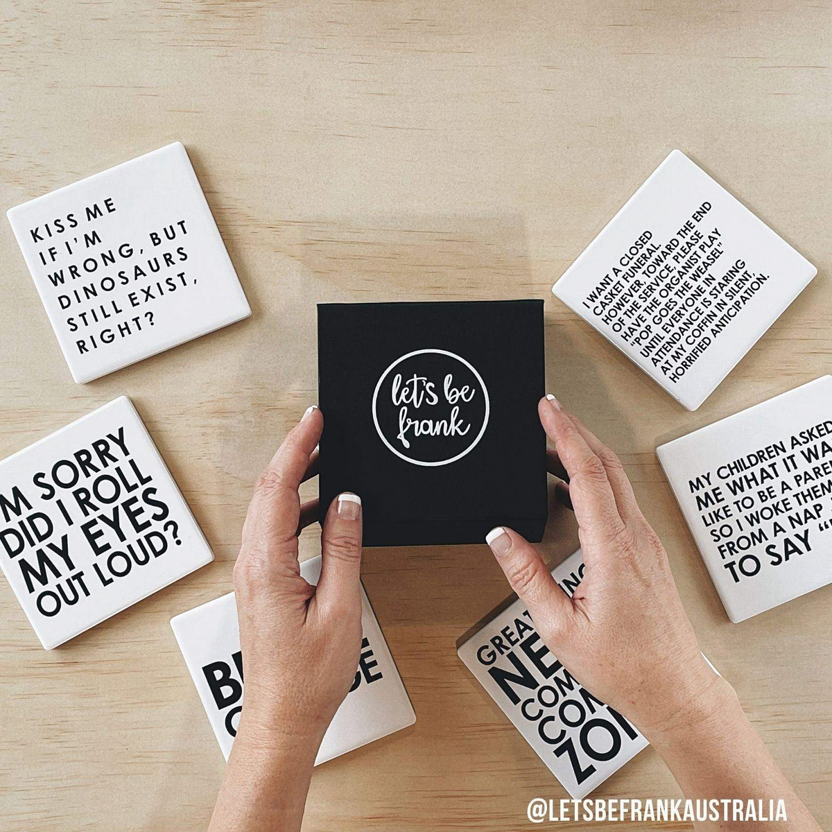 Coffee Lies! | Statement Coaster