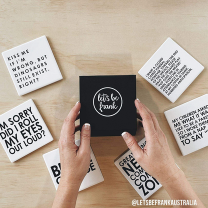 Coffee Lies! | Statement Coaster