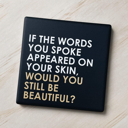 Let's Be Frank Australia - Words Your Spoke | Statement Coaster - Coaster - coaster, growth-becoming, vibe:challenging