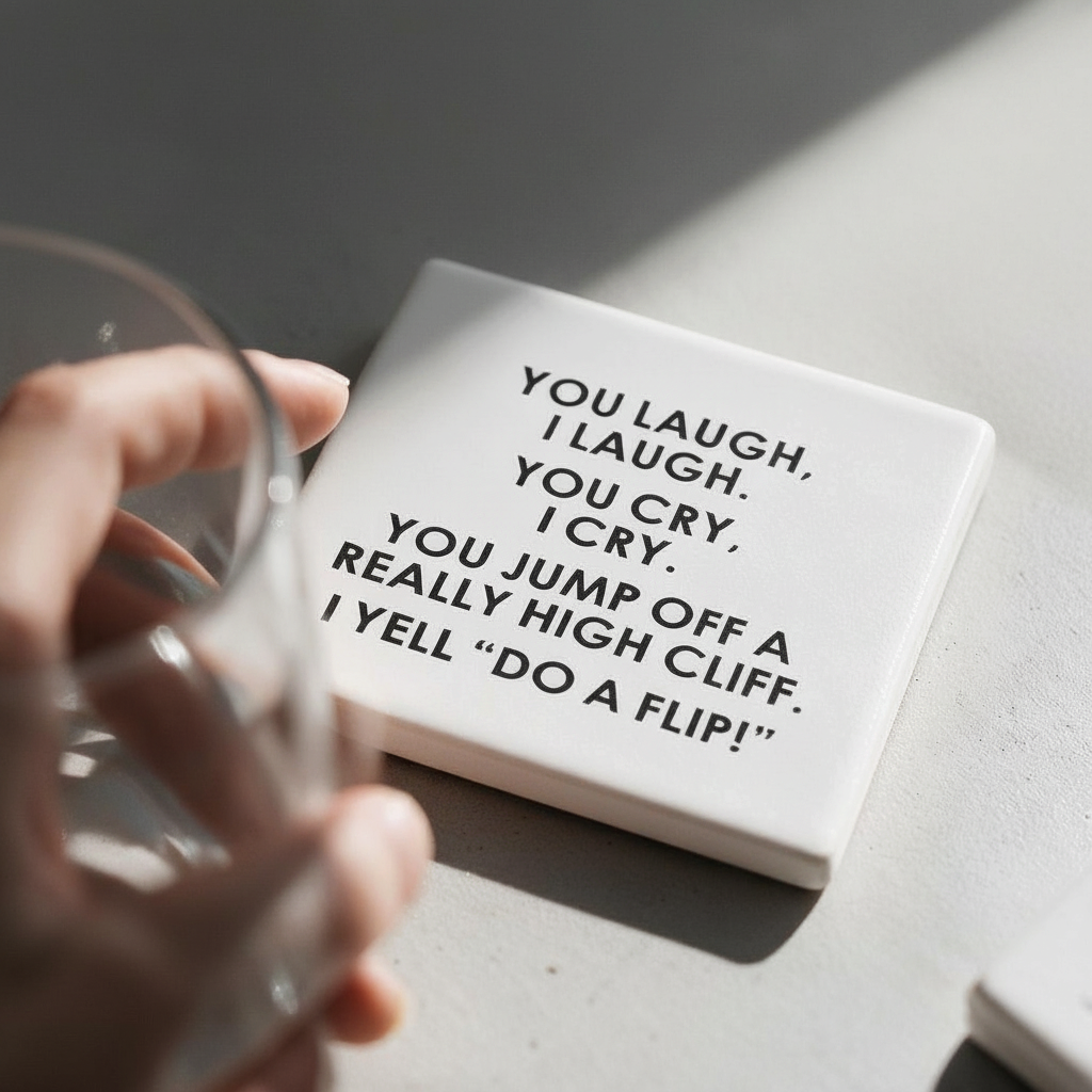Do a Flip | Statement Coaster