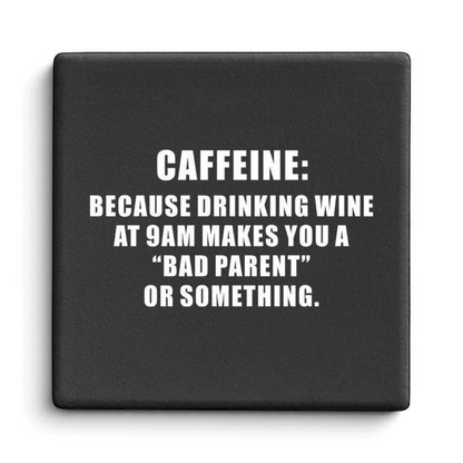 Let's Be Frank Australia - Bad Parent | Statement Coaster - Coaster - coaster, coffee-wine, context:parenting, mental-load, vibe:funny, vibe:relatable