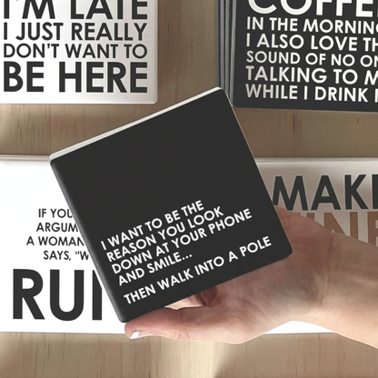 Pole | Statement Coaster
