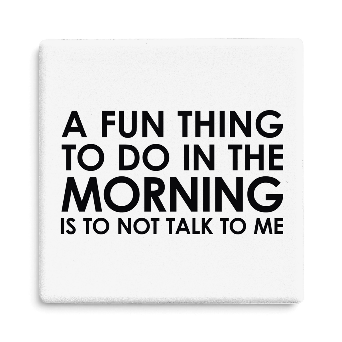 Let's Be Frank Australia - Morning Talk | Statement Coaster - Coaster - chaos-survival, coaster, heart-home, office, vibe:funny