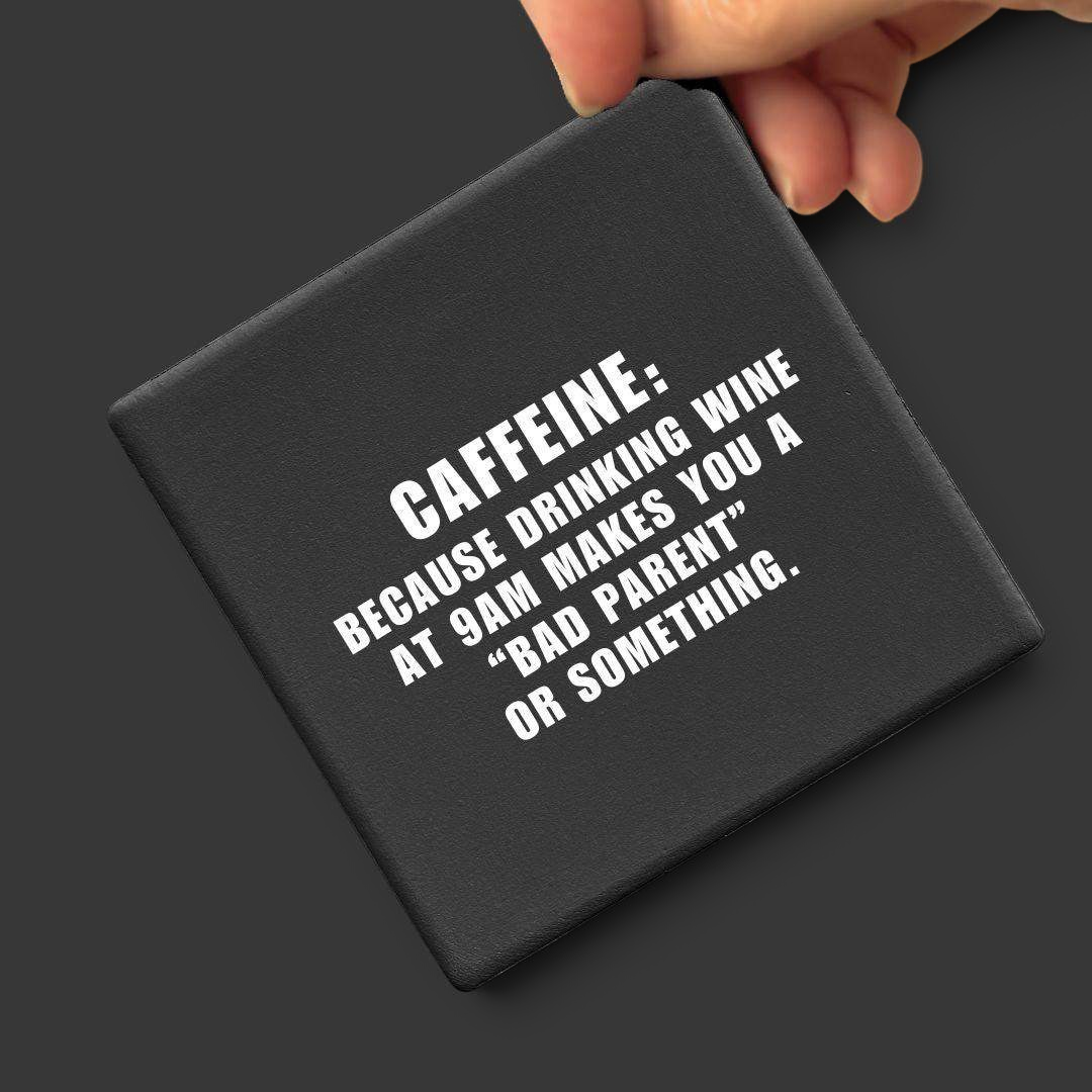 Let's Be Frank Australia - Bad Parent | Statement Coaster - Coaster - coaster, coffee-wine, context:parenting, mental-load, vibe:funny, vibe:relatable