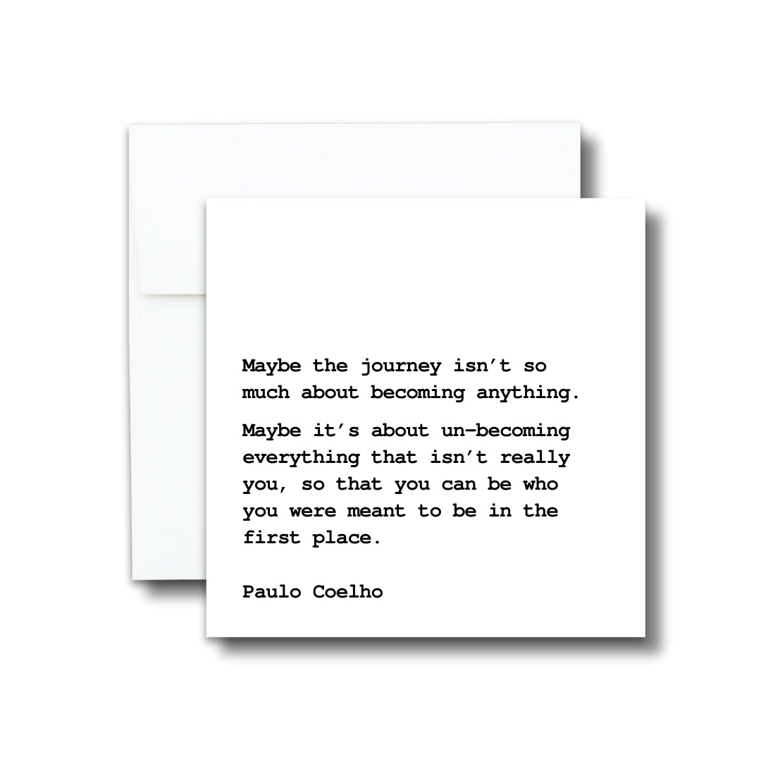 Greeting Card - The Journey