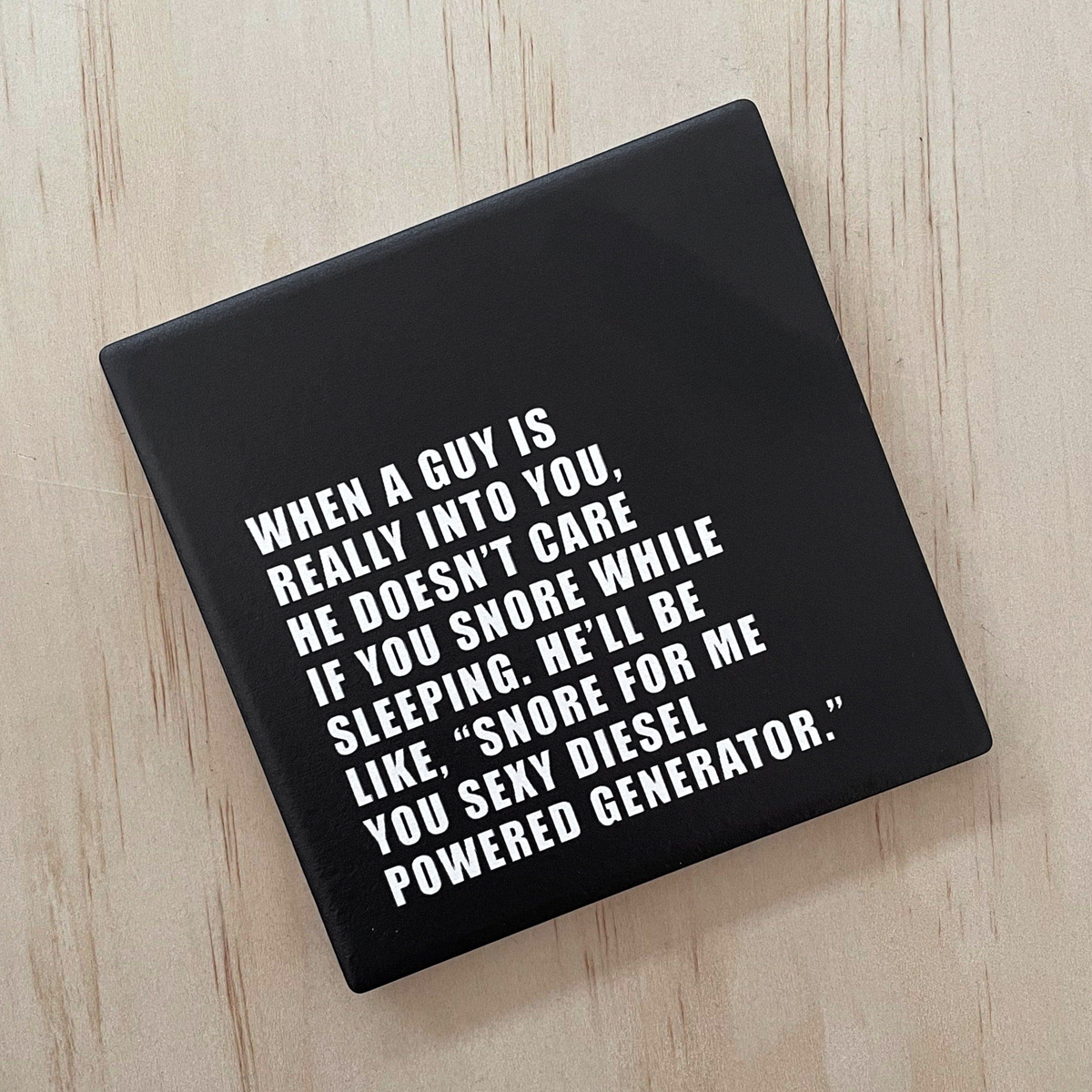 Let's Be Frank Australia - Really Into You | Statement Coaster - Coaster - attitude-honesty, coaster, context:relationships, vibe:funny, vibe:spicy