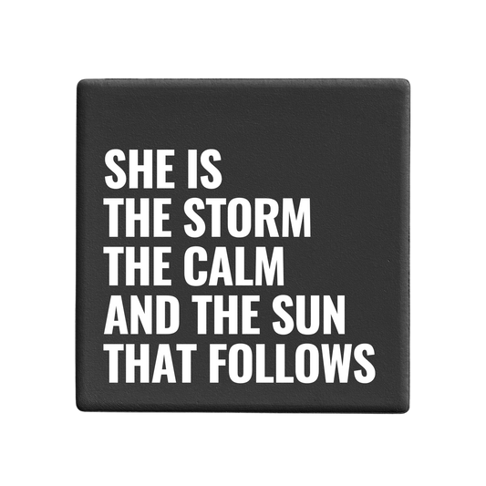 Calm Storm Sun - Statement Coaster