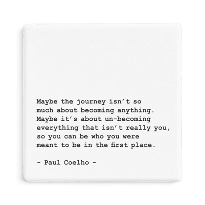 Let's Be Frank Australia - The Journey - Statement Coaster - Coaster - coaster, growth-becoming