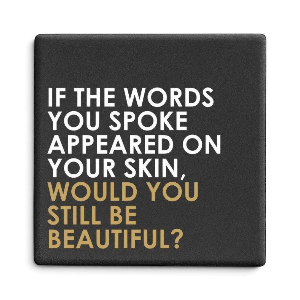 Let's Be Frank Australia - Words Your Spoke | Statement Coaster - Coaster - coaster, growth-becoming, vibe:challenging