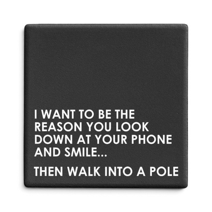 Let's Be Frank Australia - Pole | Statement Coaster - Coaster - coaster, context:relationships, ride-or-die, vibe:dark-humour, vibe:funny, vibe:spicy