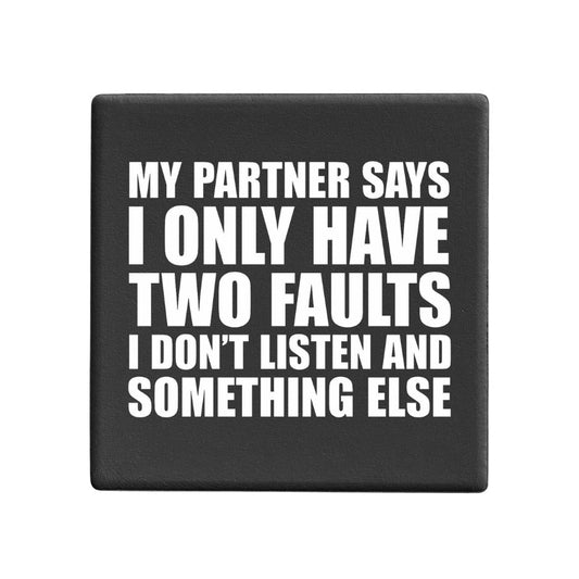 Statement Coaster | Two Faults