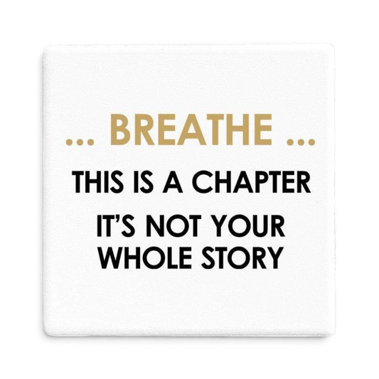Let's Be Frank Australia - Breathe | Statement Coaster - Coaster - coaster, growth-becoming, life-moments, vibe:encouraging