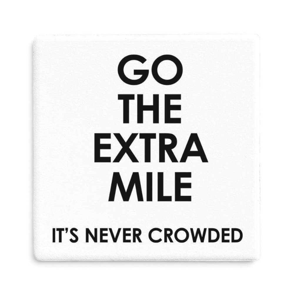 Let's Be Frank Australia - Extra Mile | Statement Coaster - Coaster - coaster, growth-becoming, vibe:challenging