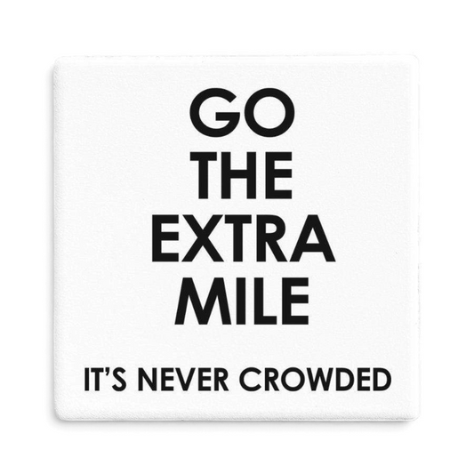 Let's Be Frank Australia - Extra Mile | Statement Coaster - Coaster - coaster, growth-becoming, vibe:challenging