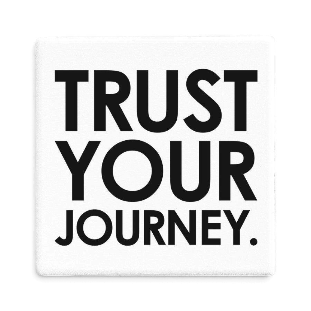 Let's Be Frank Australia - Trust Journey | Statement Coaster - Coaster - coaster, growth-becoming, self-growth, vibe:encouraging
