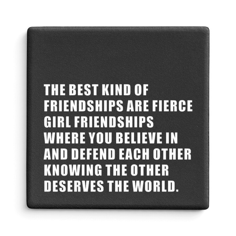 Let's Be Frank Australia - Fierce Friends | Statement Coaster - Coaster - coaster, context:friendship, ride-or-die, vibe:encouraging, vibe:heartfelt