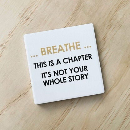 Let's Be Frank Australia - Breathe | Statement Coaster - Coaster - coaster, growth-becoming, life-moments, vibe:encouraging