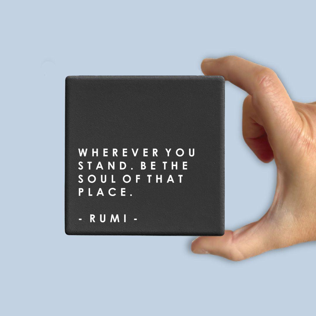 Squareware | Wherever You Stand, Rumi - Let's Be Frank Australia