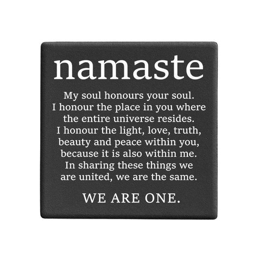Let's Be Frank Australia - Namaste | Statement Coaster - Coaster - coaster