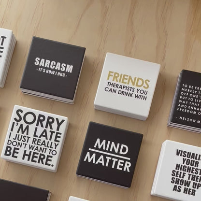 Statement Coaster | Therapy Friends