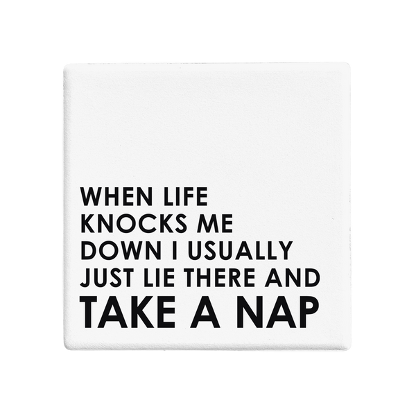 SQUAREWARE - LIFE KNOCKS. TAKE A NAP. - Let's Be Frank Australia