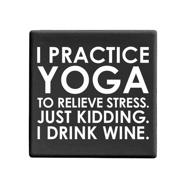 SQUAREWARE - YOGA, WINE, STRESS - Let's Be Frank Australia