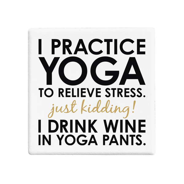 SQUAREWARE - WINE IN YOGA PANTS - Let's Be Frank Australia