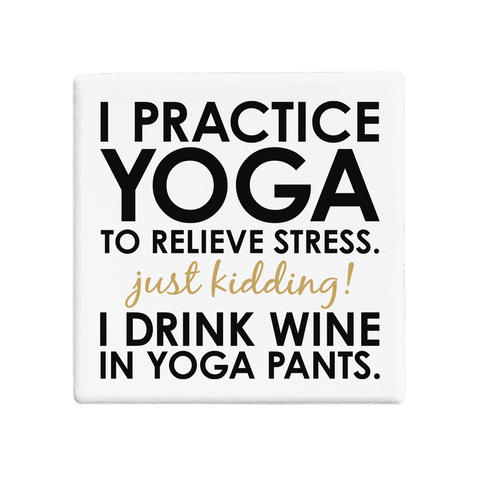 SQUAREWARE - WINE IN YOGA PANTS - Let's Be Frank Australia